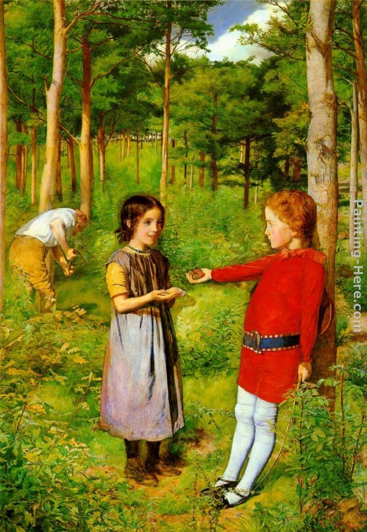John Everett Millais The Woodman's Daughter